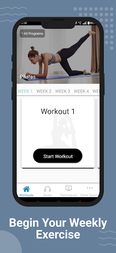 Screenshot of Pilates Training