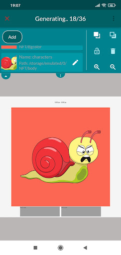 Android application Artex: Art Generator NFT screenshort