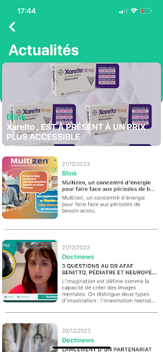 Blink Pharmacie Screen 2