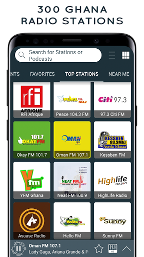 Android application Radio Ghana FM - Online Radio screenshort