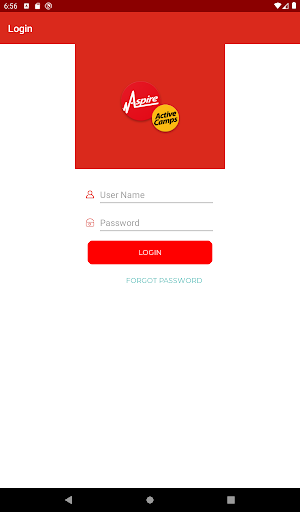 Aspire Team App Screen 2