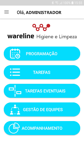 Android application Wareline Higiene e Limpeza screenshort