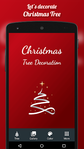 Android application Christmas Tree Decoration screenshort