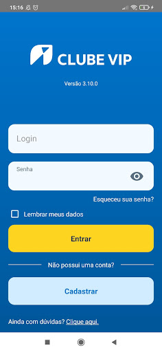 Android application Clube Vip Ipiranga screenshort