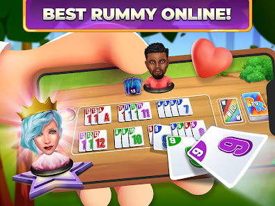 Rummy Rush - Classic Card Game apkpoly screenshots 1