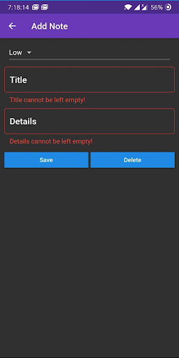 Note Saver Screen 3