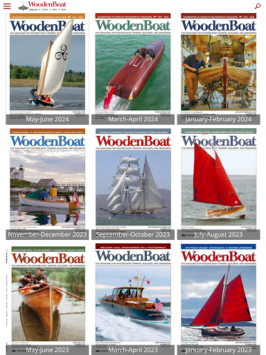 Android application WoodenBoat Digital Magazine screenshort