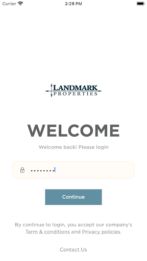 Android application Landmark Rewards screenshort