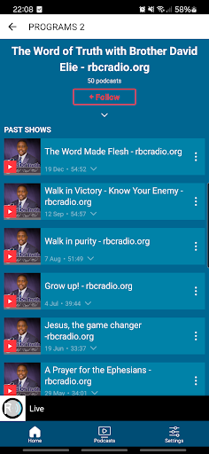 Redemption Radio Screen 3