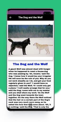 English stories translated Screen 3