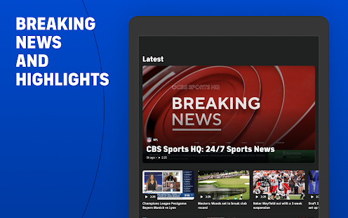 CBS Sports App Scores & News Screenshot