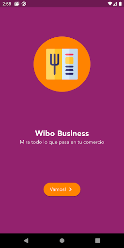 Android application Wibo Ordenes screenshort