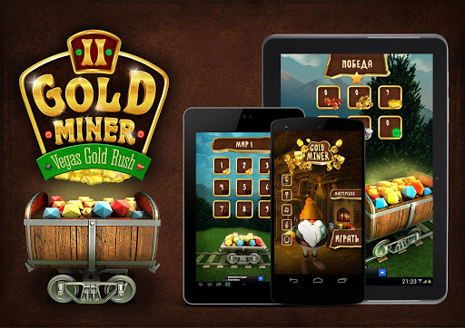 Android application Gold Miner Fred 2: Gold Rush screenshort