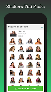 Captura 1 Stickers - Tini Reina Packs android
