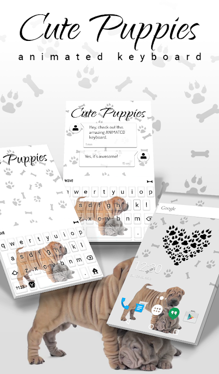 Cute Puppies Wallpaper Theme - 5.10.45 - (Android)