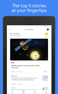 Google News Daily Headlines v5.48.0.427411584 APK (MOD,Premium Unlocked) Free For Android 7