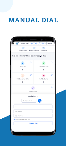 Android application DialShree Mobi screenshort