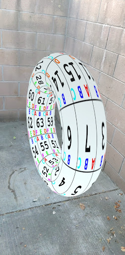 Android application Torus Karnaugh Map AR screenshort
