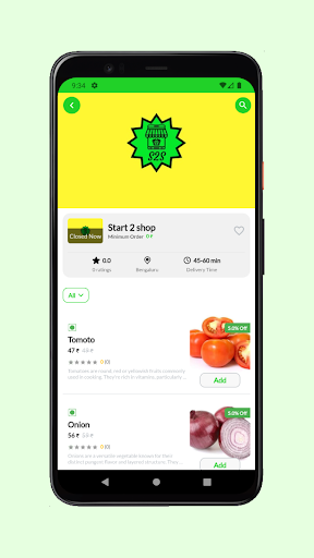 Start2Shop Screen 2