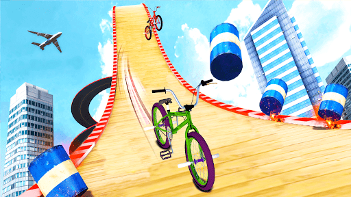 Android application BMX Stunt : Cycle Mega Ramps screenshort