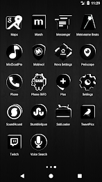 Flat Black and White Icon Pack poster 4
