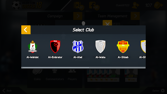 Golden Team Soccer 18 Screenshot