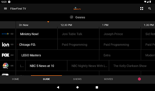 Screenshot of FiberFirst TV