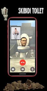 call prank with skibidi Toilet