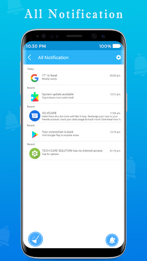 Notification History Log Screen 3