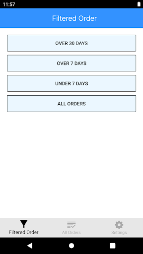 Android application Renesan Order Manager screenshort