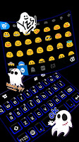 screenshot of Blue Black Keyboard Theme