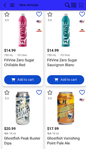 Android application Colony Liquors screenshort