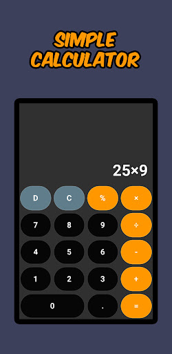 Calculator - Minimal Tasks Screen 2