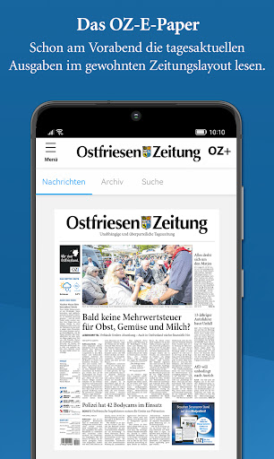 Ostfriesen-Zeitung Screen 2