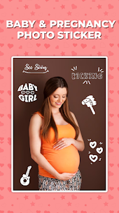 Baby & Pregnancy Photo Sticker