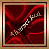 Abstract Red Go SMS theme icon