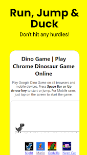 T-rex Runner (Dino Game)