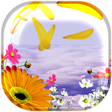 Flower Feather Live Wallapper icon