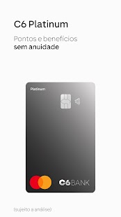C6 Bank: Cartão, Conta e Mais! Screenshot