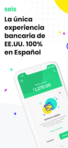 Android application Seis: banca móvil en español screenshort