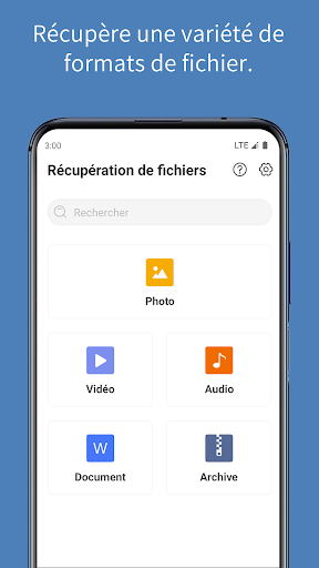 Aperçu de l'application