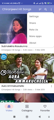 Chiranjeevi Hit Songs Screen 3