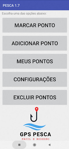 Android application GPS Fishing screenshort