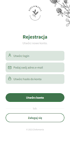 Android application ZIOŁOWE PRZEPISY screenshort