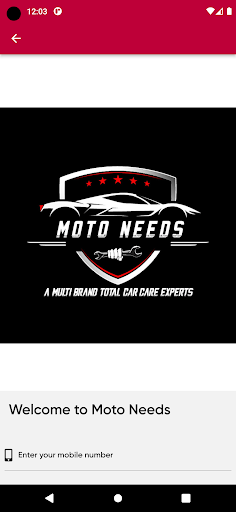 Android application Moto Needs screenshort