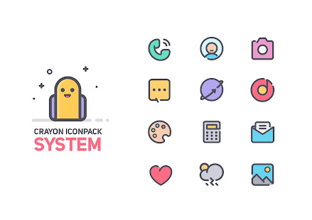 Crayon Icon Pack(圖1)-速報App