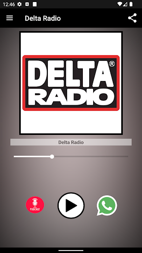 Android application Delta Radio screenshort