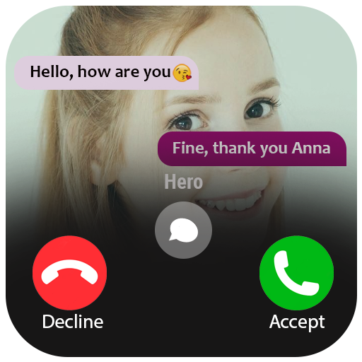 fake call Video for anna logo