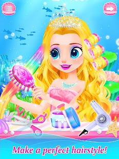 Mermaid Games: Princess Makeup 1.1 APK screenshots 10