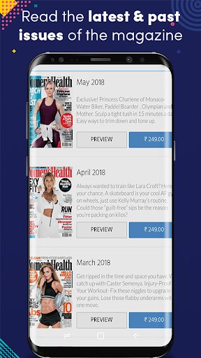 Android application Women's Health South Africa screenshort